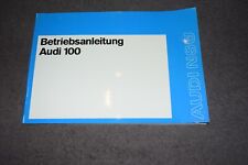 Betriebsanleitung Bedienungsanleitung Audi/NSU 100 C1 10/72 neuwertig/unbenutzt