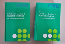 PONS Wörterbuch Spanisch, gebunden (Band 1 + 2)