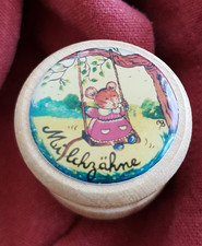 Milchzahndose aus Holz mit