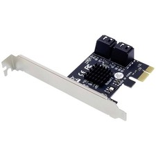 Conceptronic EMRICK 4-Port-SATA-PCIe-Adapter mit SATA-Kabel SATA Controller PCIe