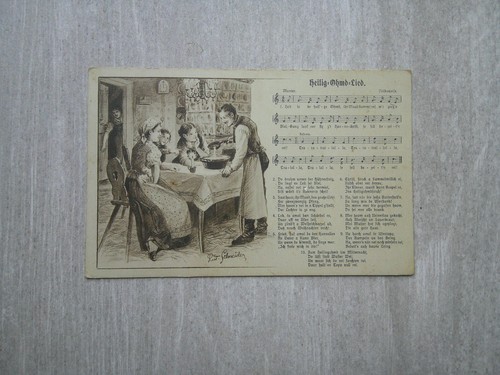 Erzgebirge lieder lied - ak,
