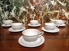 ROSENTHAL Classic Rose Germany  MARIA Weiß -  6 edle Teetassen mit Untertassen