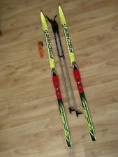 Fischer Kinder Langlaufski-Set Sprint Crown, 140 cm/N633, gebraucht