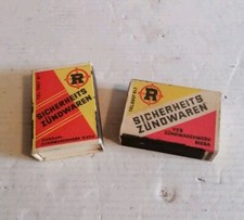 DDR Streichhölzer Sicherheitszündhölzer Zündwaren VEB Streichholzschachtel Riesa