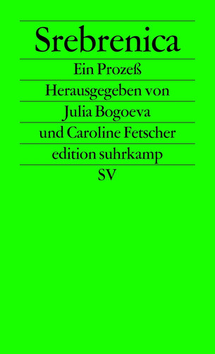 Srebrenica ein prozeß - ein, |
