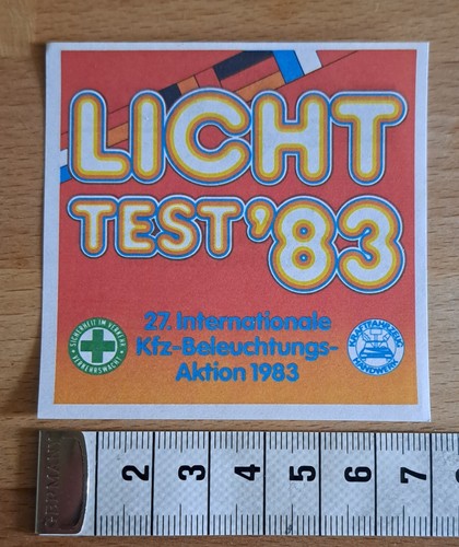 Original lichttest aufkleber - lichttest,