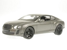 Bentley Continental Supersports silbergrau Modellauto Welly 1:24