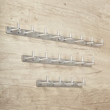 Hakenleiste Garderobenhaken Edelstahl Wandhaken Kleiderhaken Garderobenleiste