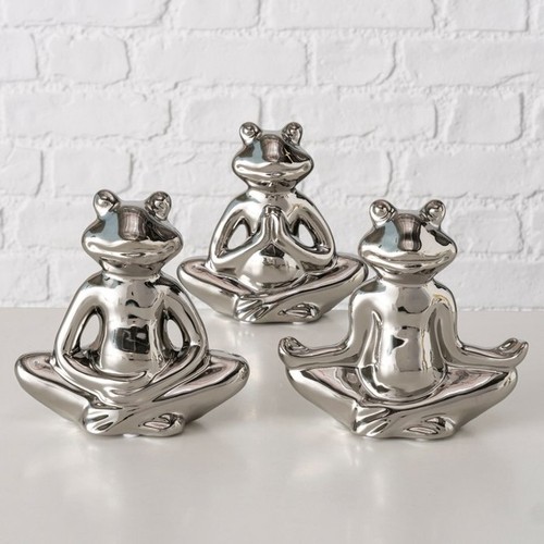 Yoga frösche 3er set - frösche,