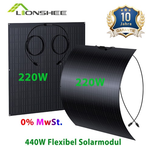 440w flexibel solarmodul - 440w,