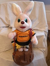 Duracell Plus Werbefigur Mountain Bunny - Hase Bergsteiger Plüsch Figur ca. 36cm