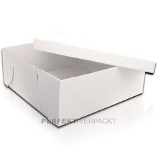 50 Tortenkartons 32x32x12cm weiß SEHR STABIL Tortenschachteln