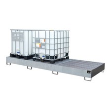 Auffangwanne m. Gitterrost /