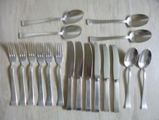 WMF Dessert / Vorspeise - Besteck 18 teilig für 6 Personen Modell 2500 Bauhaus