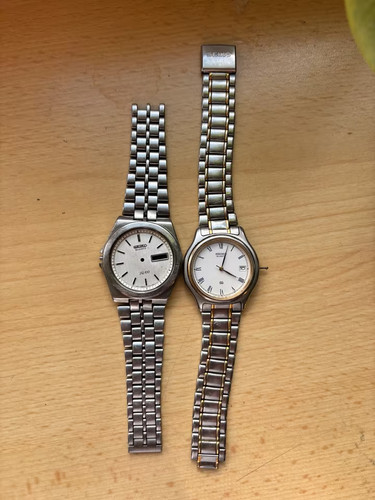 Seiko 100 vintage uhren - 2x,