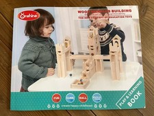 Kugelbahn aus Holz, 60 Teile