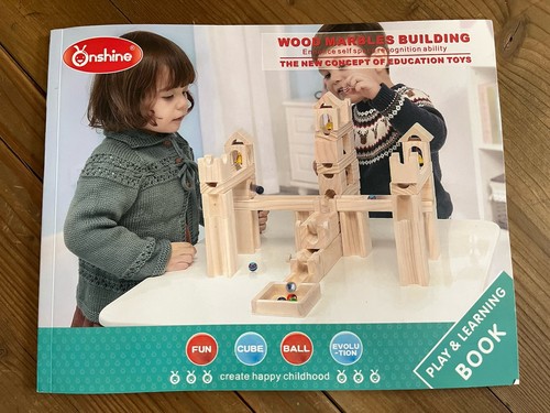 Kugelbahn aus holz - kugelbahn, holz,