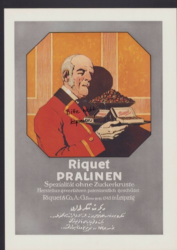 Leipzig werbung 1916 - werbung, riquet