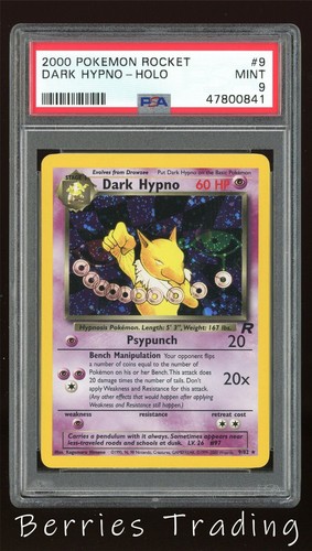 2000 pokemon rocket dark - rocket, hypno