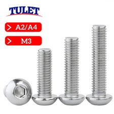 M3 ISO 7380 Edelstahl A2 A4