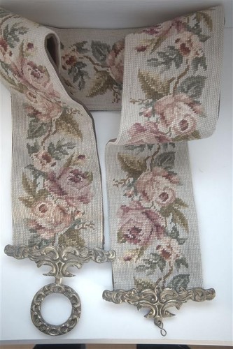 Vintage tischläufer gobelin - tischläufer,