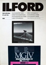 Ilford Fotopapier 10,5x14,8 cm Glossy MG IV RC DeLuxe 100 Blatt