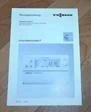 Viessmann Uhrenthermostat F
