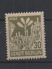 SBZ -Berlin und Brandenburg 7A  mit Schantl  Plf. f14A   (Bären) postfrisch