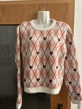ZARA DamenPullover, Rosa Weiß