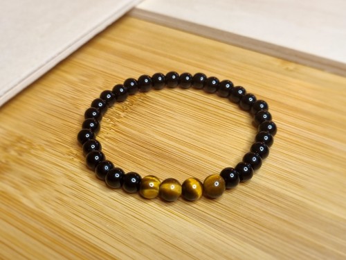 4mm onyx armband - onyx, mit