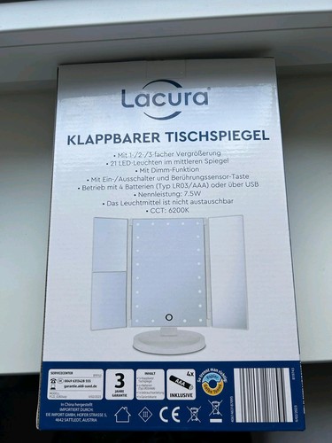 Lacura led kosmetikspiegel - lacura,