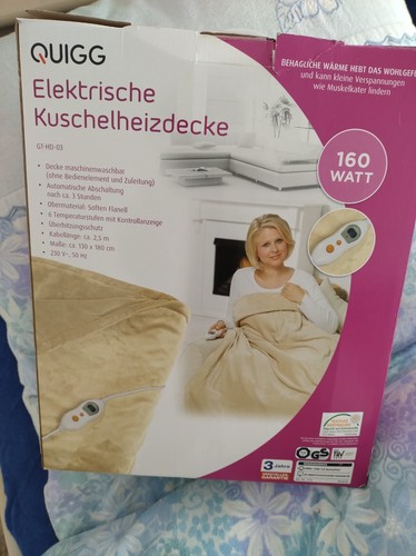 Elektrische heizdecke quigg - elektrische,