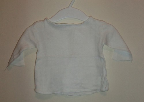 Weißes baby unterhemd kurzarm - weißes,