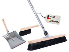 Kehrbesen Set Kehrset Besen 60cm Breit/Lang Saalbesen Stiel Kehrgarnitur weich