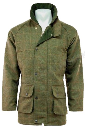 Herren tweed derby wolljacke - herren,