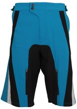 Cube Teamline Herren Radhose Kurz Bike Shorts Blau Größe 2XL