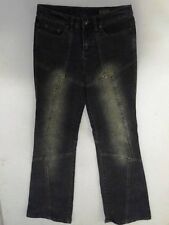 idpdt. 98.86  Jeans Hose Schlaghose Grau Stonewashed W32 L34