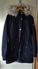 Hollister Parka Dunkelblau Gr