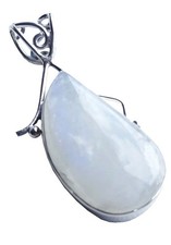 Silber Anhänger Mondstein