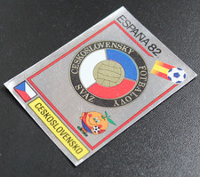 ♣ PANINI WM WC ESPANA 82 1982 ♣ #256 CESKOSLOVENSKO wappen badge escudo ♣
