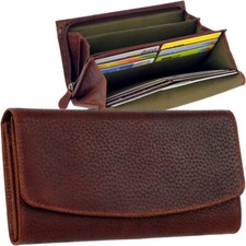 CHIEMSEE Hirsch Leder Damen Geldbörse Brieftasche Geldbeutel stag leather purse