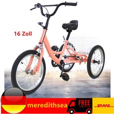 16 Zoll Kinder Dreirad 3-Rad