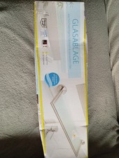 Glasanlage aus Edelstahl & satiniertem Glas!Neu/OVP