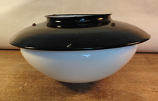 Industrielampe Emaille Werkstatt Lampe Lampenschirm Bauhaus Art Déco um 1930