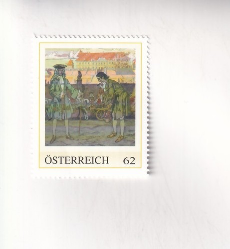 Briefmarke österreich - briefmarke, pm