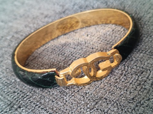 Vintage armreif schlangenleder - vintage,