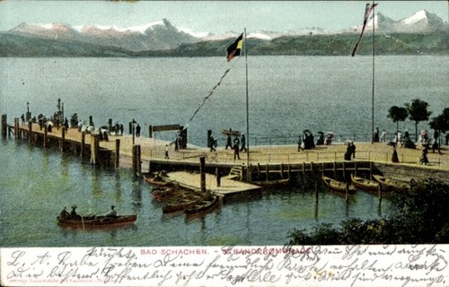 Bad schachen lindau am - ak,