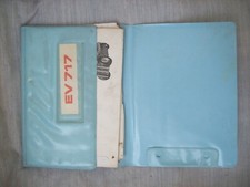 Bordmappe/Bedienungsanweisung Balkancar EV 717,DDR