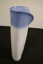 Rosenthal Vase weiß blau