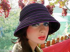 Damen Hut Glockenhut elegant Wollhüte Anlasshüte Damenmützen Herbst Winter 